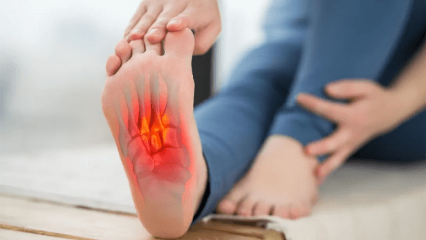درمان سوزش کف پا